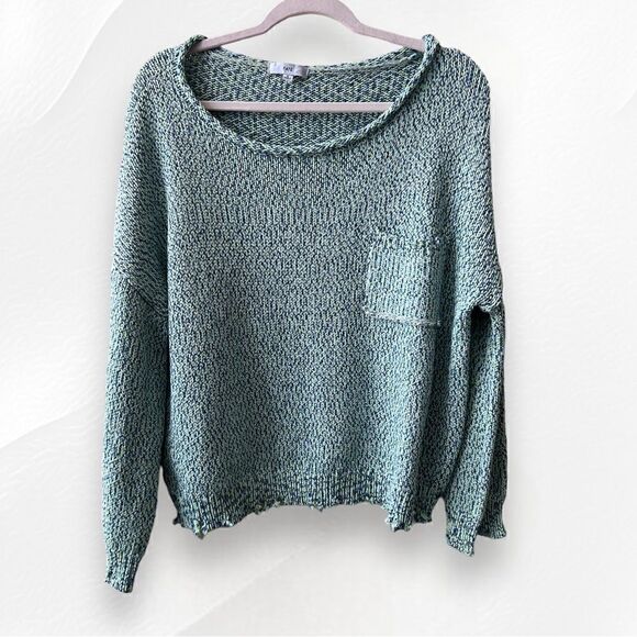 Fate Distressed Sweater Women’s S-L Oversized Cropped - Picture 1 of 7